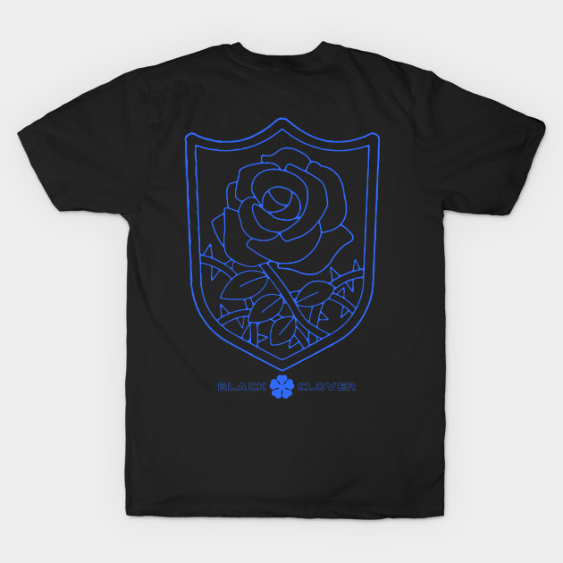 Blue Rose - Back Print by ClayMoore